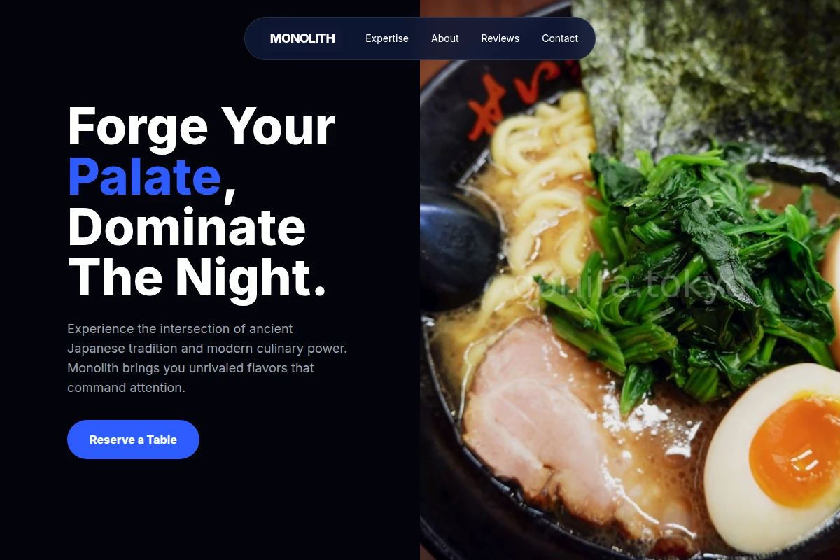 Monolith Japanese Food